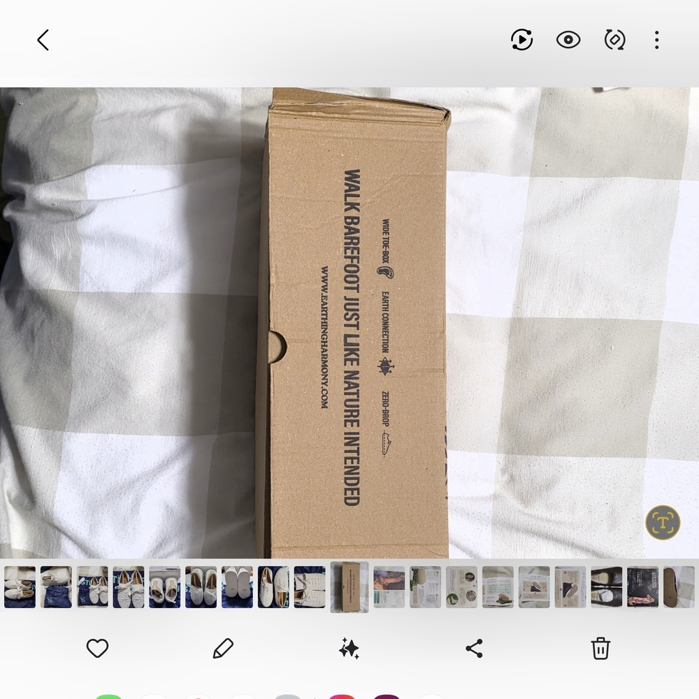 Earthing Harmony Elegant Brown Leather "Grounding" Ballet Flats - Picture 10 of 15